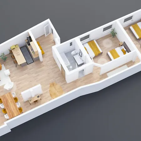 Sonnenglueck - Grosses Fuer 8 Im Zentrum Mit Flexiblen Betten, Balkon & Parkplatz Appartement Altusried